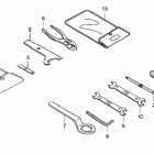 HURRICANE 1000 CBR1000RA Инструмент