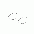 GOLD WING  GL1800 Chrome exhaust tips (turn down)