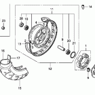 SHADOW PHANTOM VT750C2B Заднее колесо