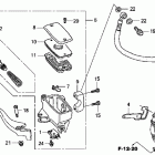 SHADOW RS VT750RS Главный тормозной цилиндр - передний