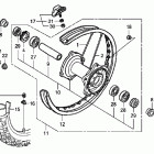 CRF450R Заднее колесо