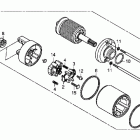 FURY ABS VT1300CXA Стартер электрический
