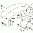 HURRICANE 1000 CBR1000RA Переднее крыло