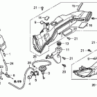 HURRICANE 1000 CBR1000RA Воздуховод - электромагнитный клапан