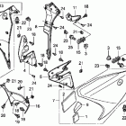 VFR1200F Обтекатель средняя часть