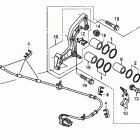 FURY ABS VT1300CXA Передний суппорт тормозной