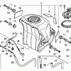 HURRICANE 1000 CBR1000RA Топливный бак и насос