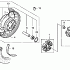 SHADOW RS VT750RS Заднее колесо