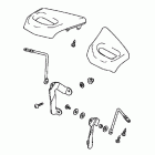 GOLD WING  GL1800 Armrest (passenger)