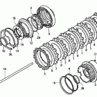 GOLD WING  GL1800 Сцепление
