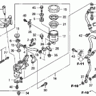 HURRICANE 1000 CBR1000RA Передний тормозной цилиндр