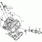 SABRE VT1300CS Передняя головка цилиндров