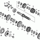 HURRICANE 1000 CBR1000RA Трансмиссия