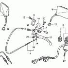 SHADOW RS VT750RS Handle lever - switch - cable  - mirror