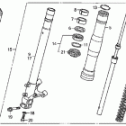 CBR600RA Передняя вилка