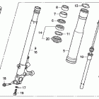 HURRICANE 1000 CBR1000RA Передняя вилка