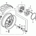 FURY VT1300CX Заднее колесо