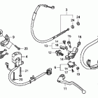 HURRICANE 1000 CBR1000RA Рычаги ,переключатели ,троса