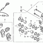 VFR1200F Передний тормоз правый