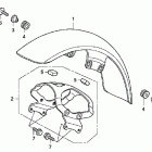 SHADOW RS VT750RS Переднее крыло