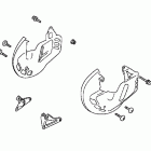 GOLD WING  GL1800 Front disc covers (chrome)