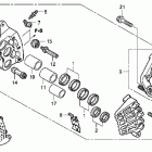 GOLD WING  GL1800 Right front brake caliper (gl1800)