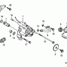 FURY ABS VT1300CXA Масляный насос и фильтр
