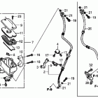 FURY ABS VT1300CXA Главный тормозной цилиндр - передний