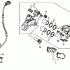 FURY ABS VT1300CXA Задний торнозной суппорт 2