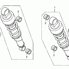 SHADOW RS VT750RS Задний амортизатор