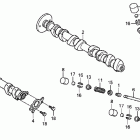 CBR600RA Распредвал -клапана