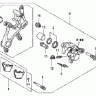 CRF250R Задний суппорт тормозной