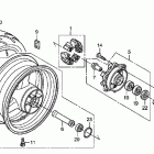 CBR600RA Заднее колесо