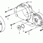 VT1300CT Крышка картера правая