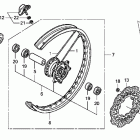CRF250R Переднее колесо