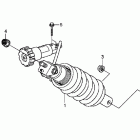 FURY ABS VT1300CXA Задний амортизатор