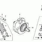 FURY ABS VT1300CXA Коленвал,поршни