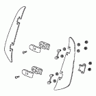 GOLD WING  GL1800 Windshield air deflector (tall)