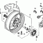 NT700VA Заднее колесо