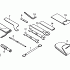 CBR600RA Инструмент