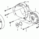 FURY ABS VT1300CXA Крышка картера правая
