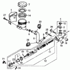 SABRE VT1300CS Задний тормозной цилидр