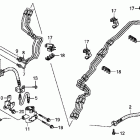 FURY ABS VT1300CXA Brake line (2)
