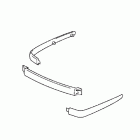 GOLD WING  GL1800 Trunk molding kit (carbon type)