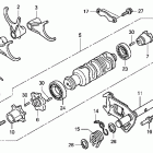 GOLD WING  GL1800 Вилки переключения