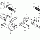 SHADOW RS VT750RS Подножки