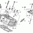 SHADOW PHANTOM VT750C2B Задняя головка цилиндров