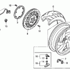 GOLD WING  GL1800 Заднее колесо