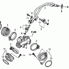 VT1300CT Intake manifold - injector