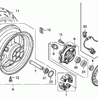 HURRICANE 1000 CBR1000RA Заднее колесо